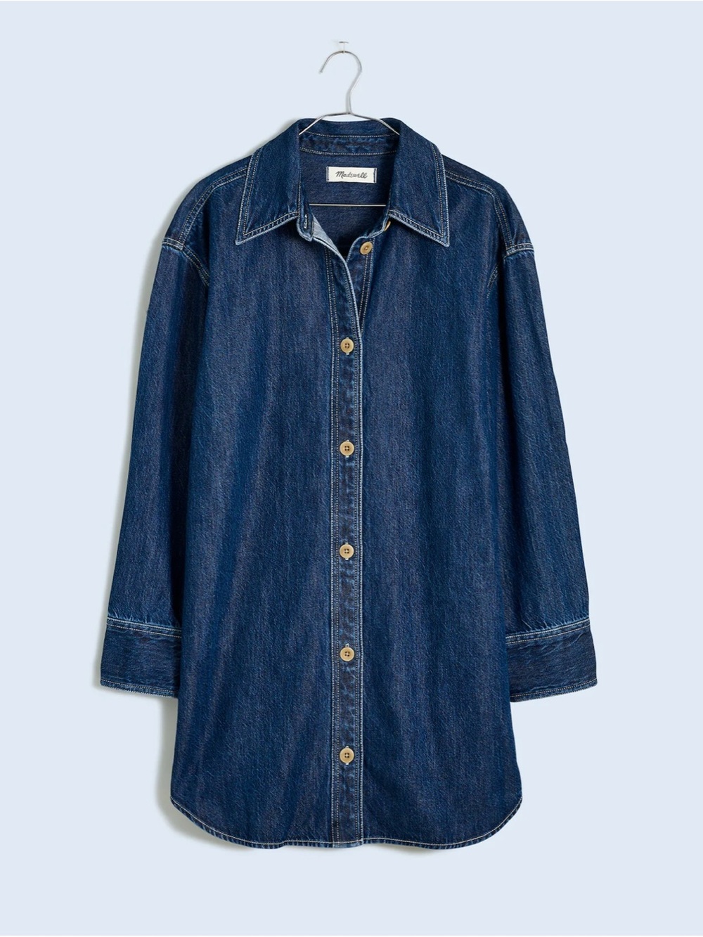 Madewell Denim Oversized Mini Shirtdress